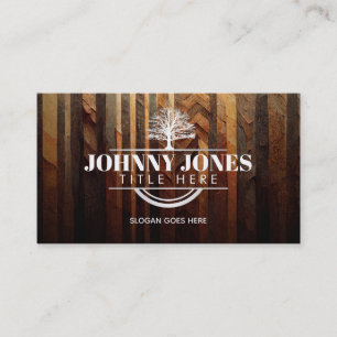 Customizable Tree Business Cards