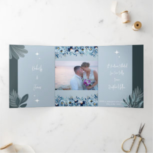 Customizable Trifold Wedding Invitation