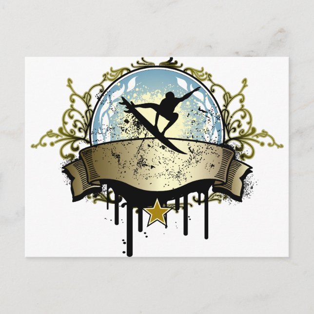 Customizable Tropical Postcard (Front)