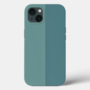 Customizable Two Tone Blue iPhone 13 Case