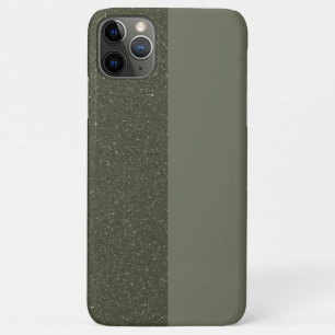 Customizable Two-Tone Moss Green iPhone Case