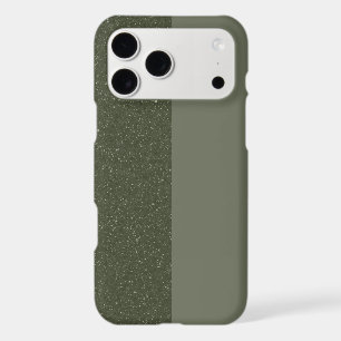 Customizable Two-Tone Moss Green iPhone Case