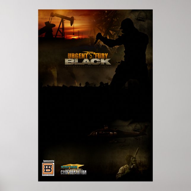 Customizable UF Black Poster (Front)