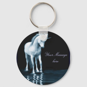 Customizable unicorn keychain
