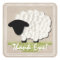 Customizable Unisex Little Lamb Thank You Stickers