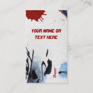 Customizable Unusual Modern ABstract Business card