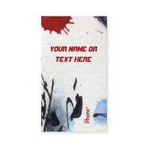 Customizable Unusual Modern ABstract Business card