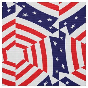 Customizable US America Flag Stars And Stripe Fabric