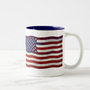 Customizable US Flag Mug