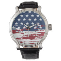 Customizable USA Flag  Watch