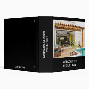 Customizable Vacation Rental Information Binder