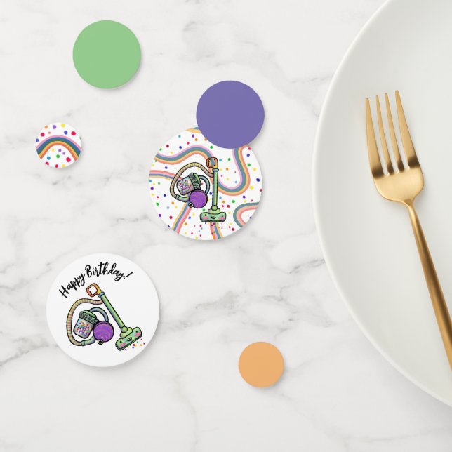 Customizable Vacuum Party Confetti (Group)