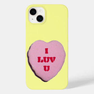 Customizable Valentine Candy Heart Case-Mate iPhone 14 Plus Case