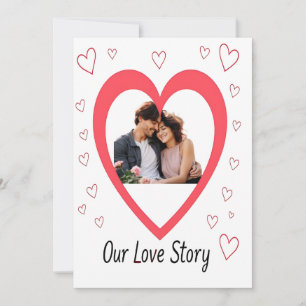 Customizable Valentine’s Day Card – Our Love Story