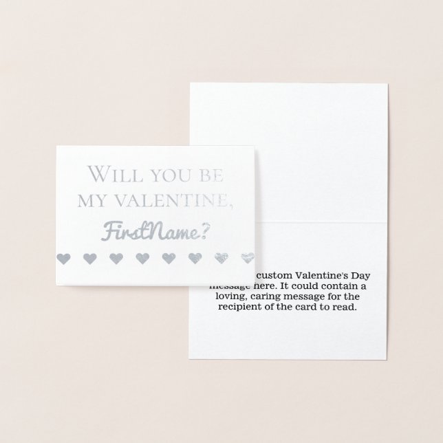 Customizable Valentine's Day Card (Display)