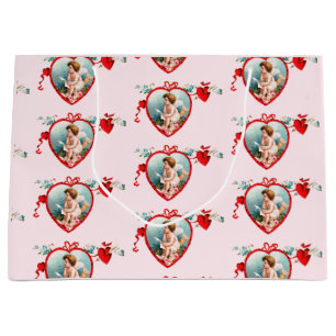 CUSTOMIZABLE VALENTINE'S DAY CUPID HEART Gift Bag