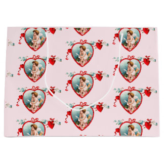 CUSTOMIZABLE VALENTINE'S DAY CUPID HEART Gift Bag