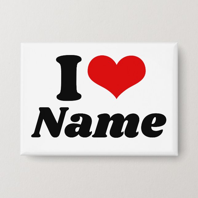 Customizable Valentines Day I love Heart Custom (Front)