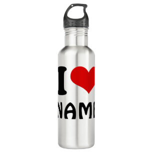 Customizable Valentines Day I love Heart Custom 710 Ml Water Bottle