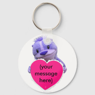 Customizable Valentine's Day key chain