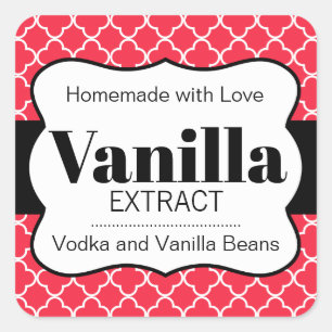 Customizable Vanilla Extract Label 31rd