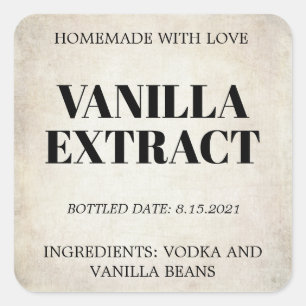 Customizable Vanilla Extract Label AF_01sqBK
