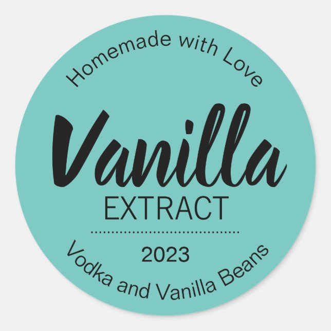 Customizable Vanilla Extract Label BL_02rdbkv5 (Front)