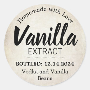 Customizable Vanilla Extract Label BL_03rdbk