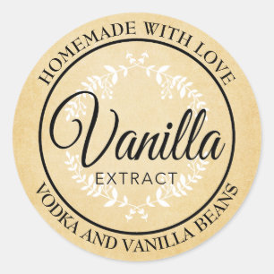 Customizable Vanilla Extract Labels VE025_04rd