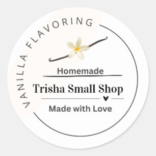 Customizable Vanilla Flavouring Label – Personaliz