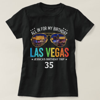 Customizable Vegas Birthday Group Trip Shirt