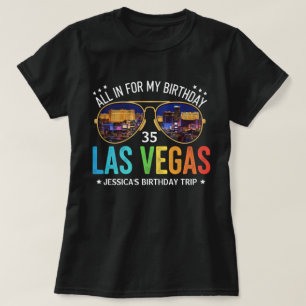 Customizable Vegas Birthday Group Trip Shirt 