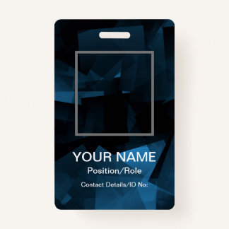 Customizable Vertical ID Badge