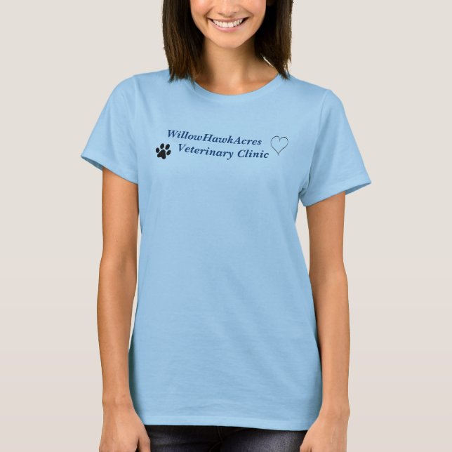 Customizable Veterinary Clinic T-Shirt (Front)