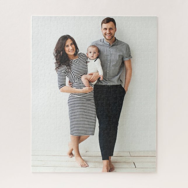 Customizable Vetical Family Photo Puzzle (Vertical)
