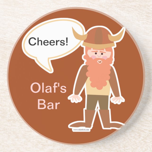 Customizable Viking Coaster (Front)