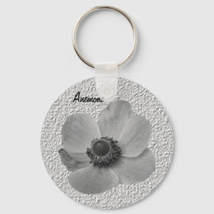 Customizable Vintage Anemone Keychain