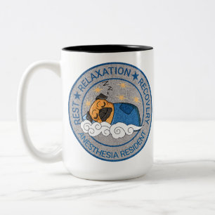 Customizable Vintage Anesthesia/CRNA Two-Tone Coffee Mug