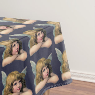 Customizable Vintage Angel Tablecloth