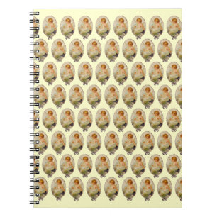 Customizable Vintage Cherubs Notebook
