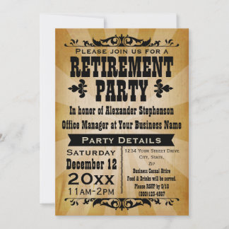 Customizable Vintage Country Party Invitations