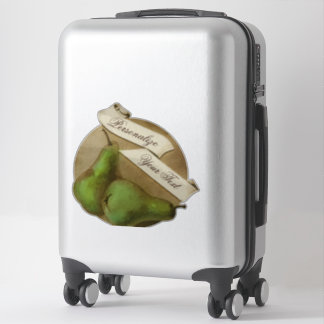 Customizable Vintage Fruit Grocery Store Cute Pear