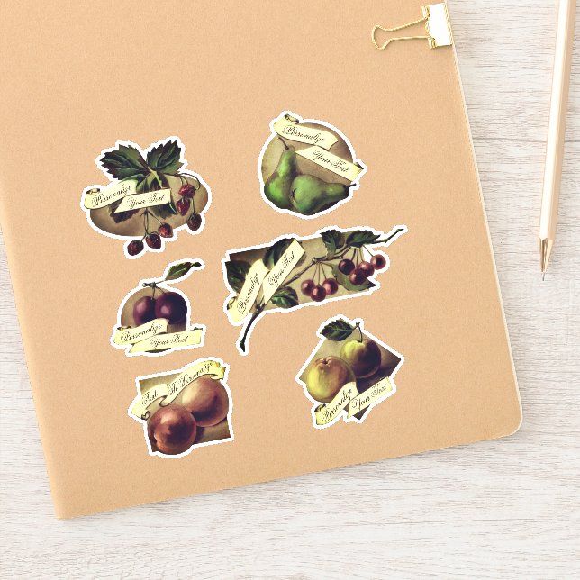 Customizable Vintage Fruit Home Made Canned Jam (Notebook)