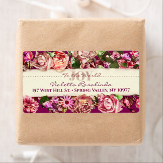 Customizable Vintage Girly Floral Joy To The World