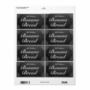 Customizable Vintage Ornate Frame Chalkboard label