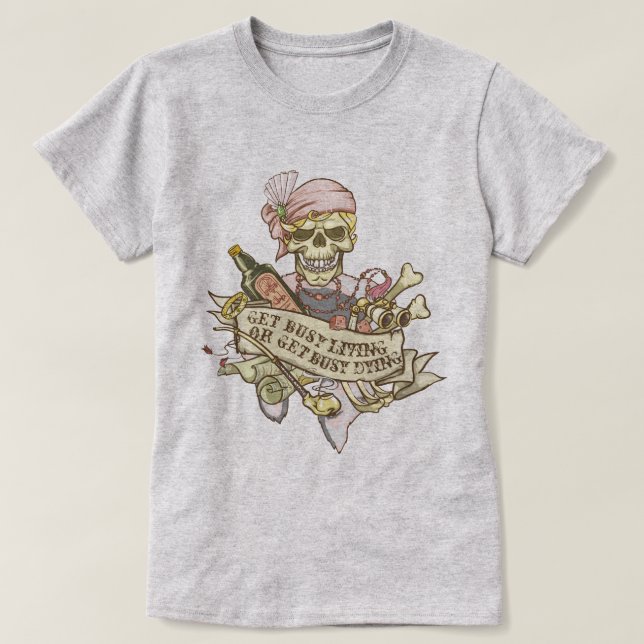 Customizable Vintage Skull T-Shirt (Design Front)