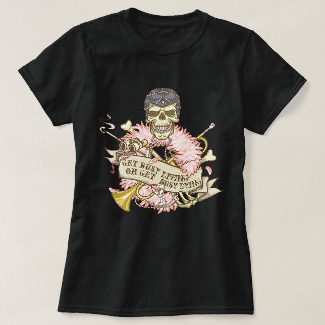 Customizable Vintage Skull T-Shirt (Design Front)