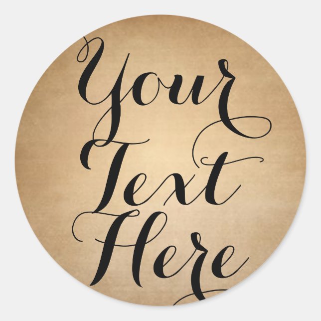 Customizable vintage stickers (Front)