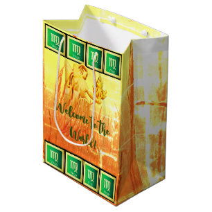 Customizable Virgo - Happy Birthday Baby Infant Medium Gift Bag