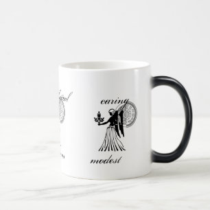 Customizable Virgo traits Greek-style Zodiac Magic Mug